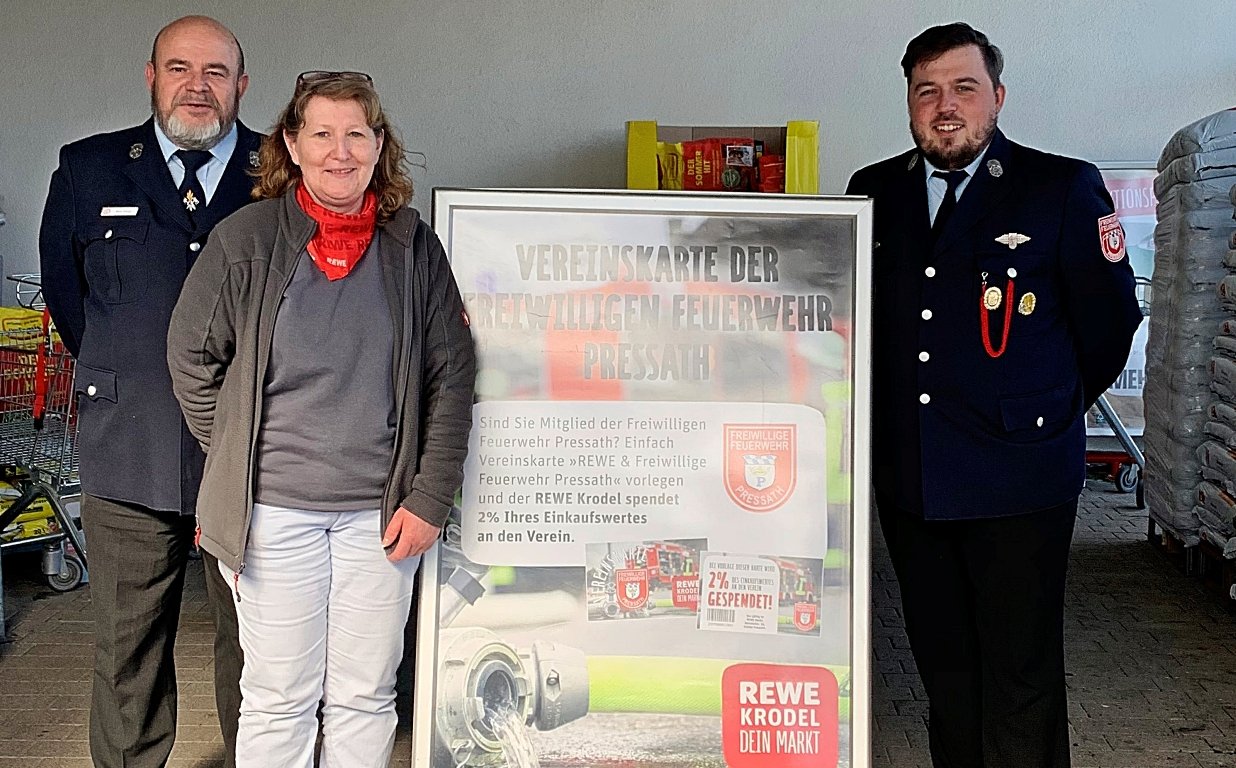 Pressath Feuerwehr Rewe