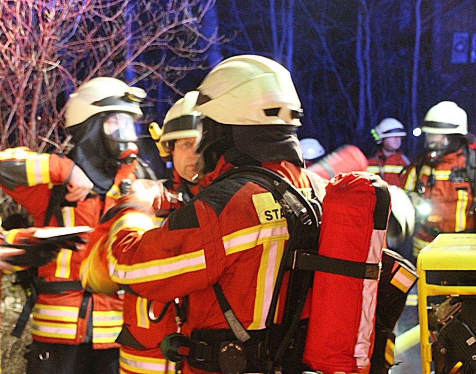 Feuer Kemnath Holzunterstand