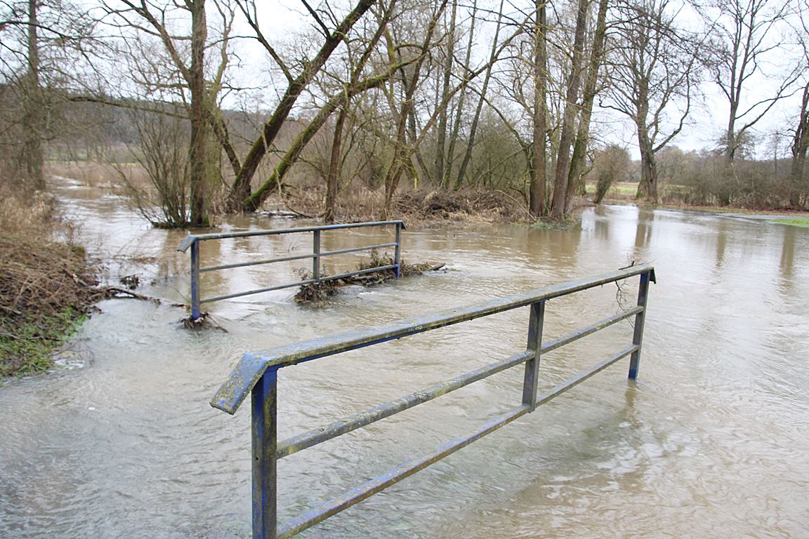Überschwemmungen Pressath, Haidenaab