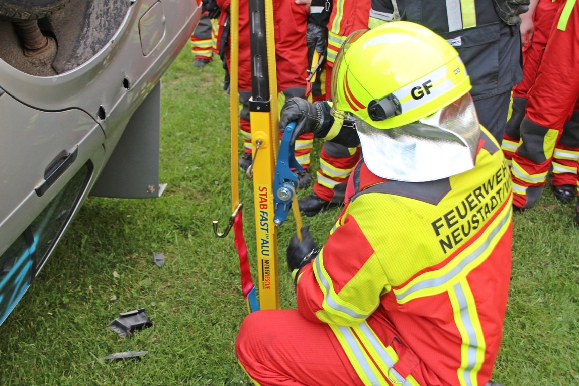 Übung Feuerwehr Neustadt