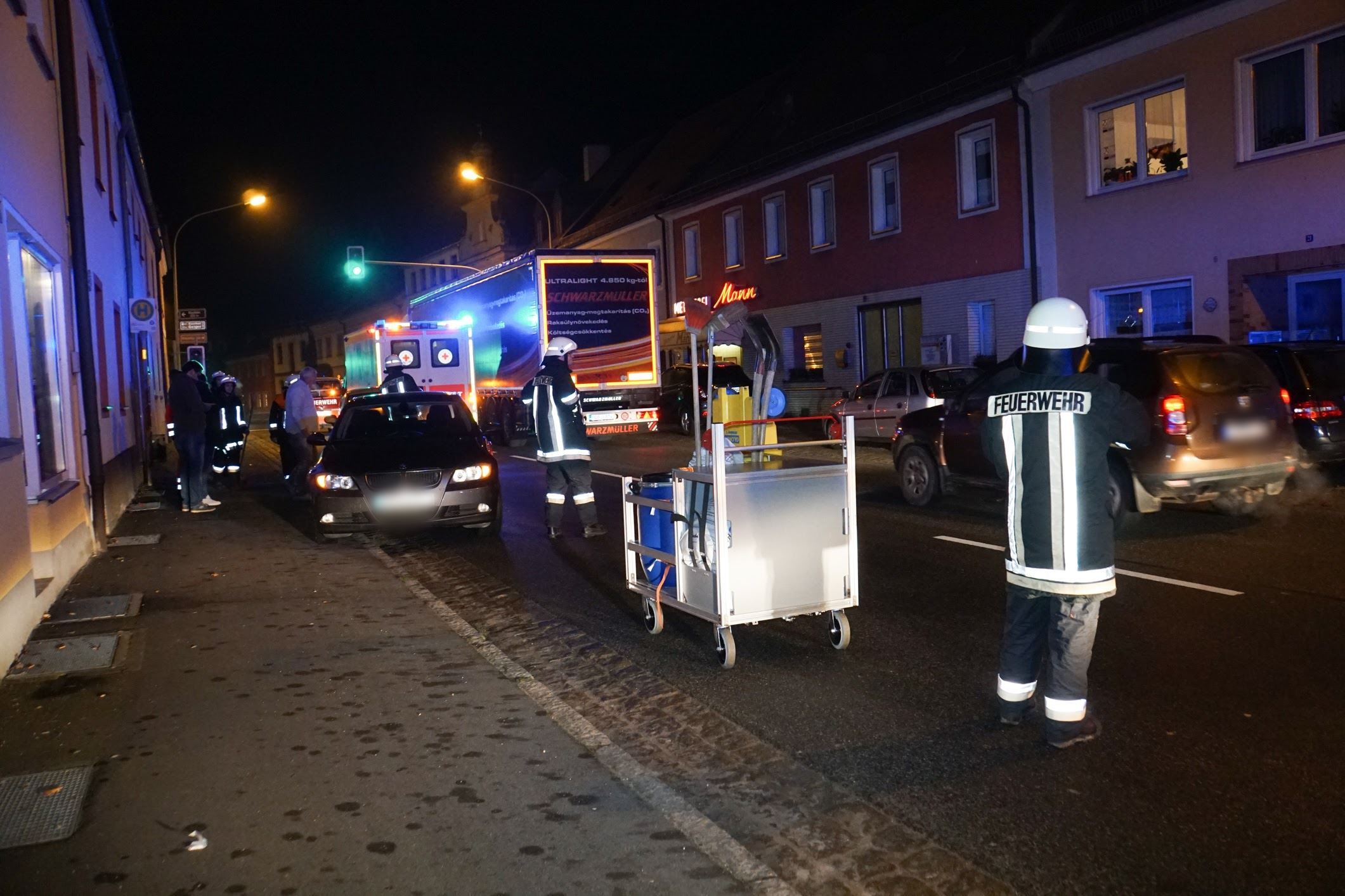 Unfall Schnaittenbach, Auffahrunfall, BMW, Fiat