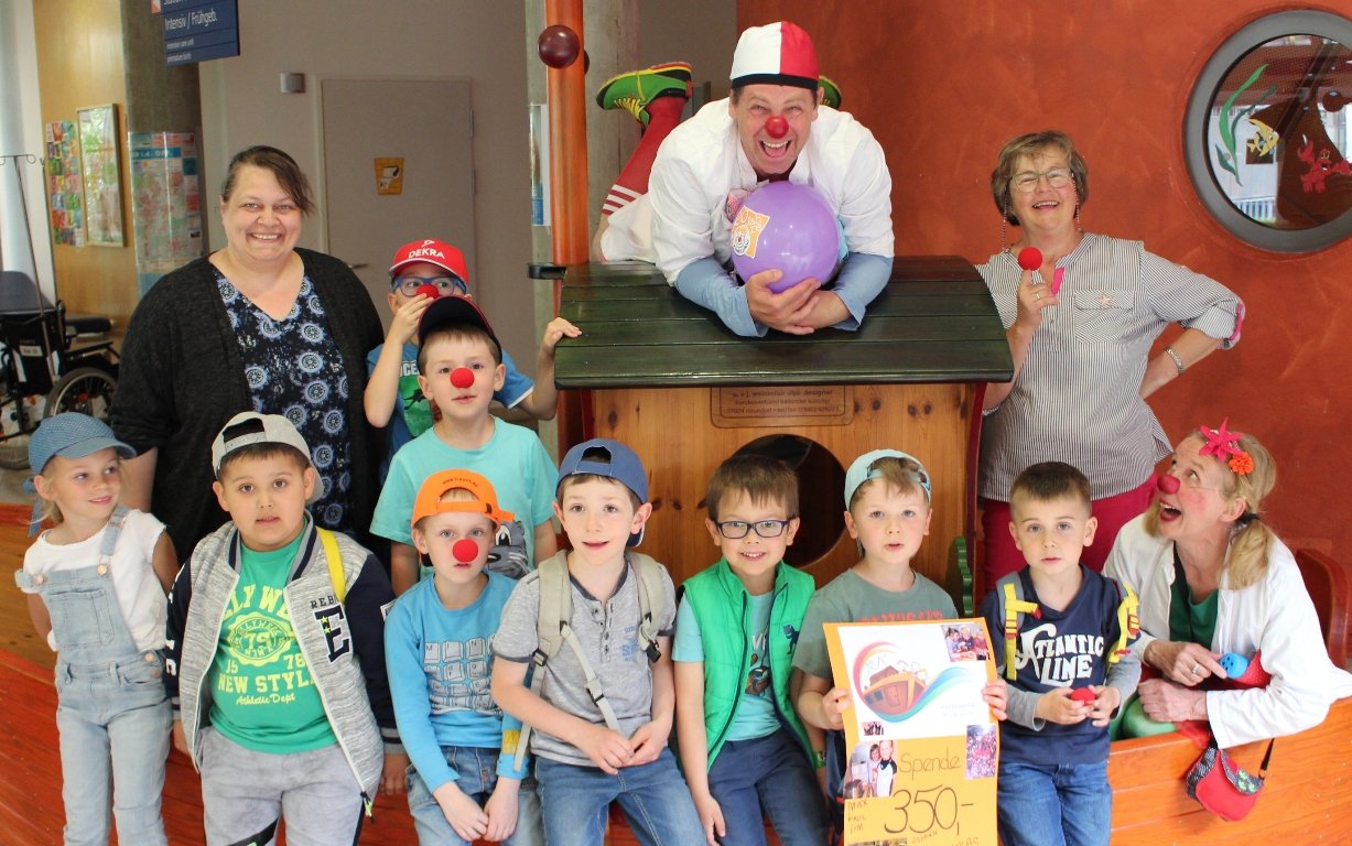 Klinikclowns Spende Kindergarten Arche Noah
