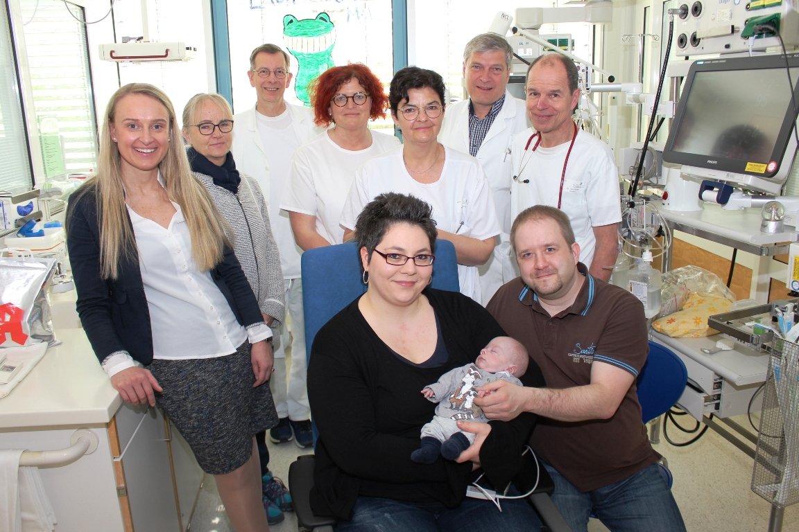 Frühchen Michael Versorgungsteam