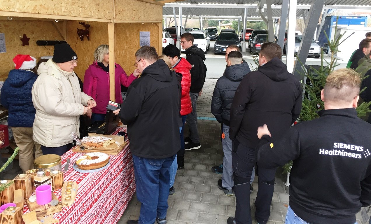 Weihnachtsbude Siemens Kemnath