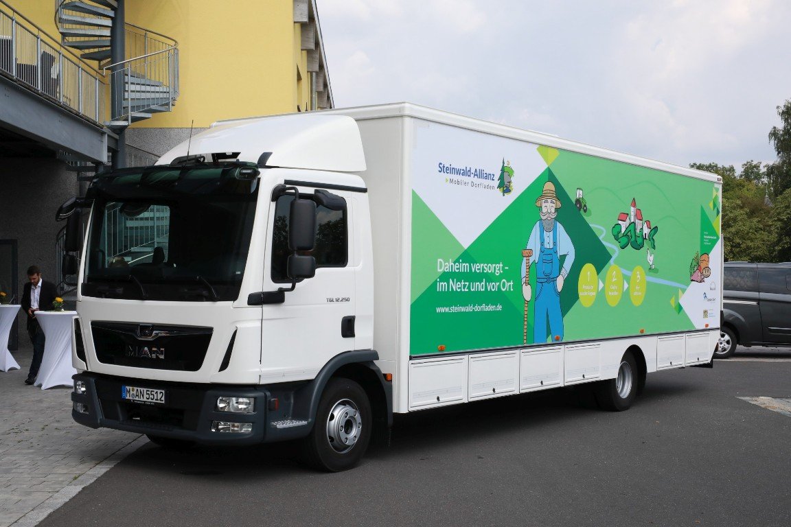 Mobiler Dorfladen Steinwald Allianz