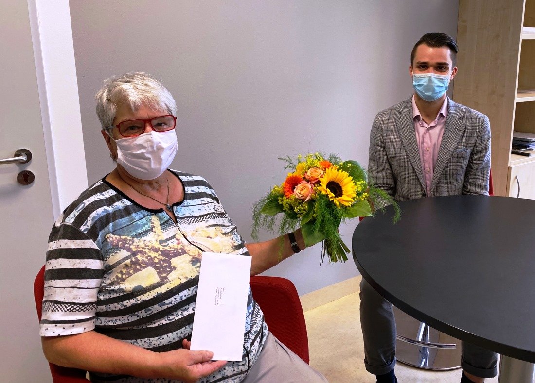Verabschiedung Maria Schähl Kiosk Krankenhaus Tirschenreuth