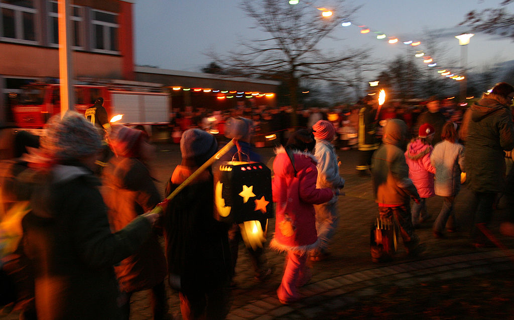 St. Martinsfeier des Kindergarten St. Matthäus in Wurz