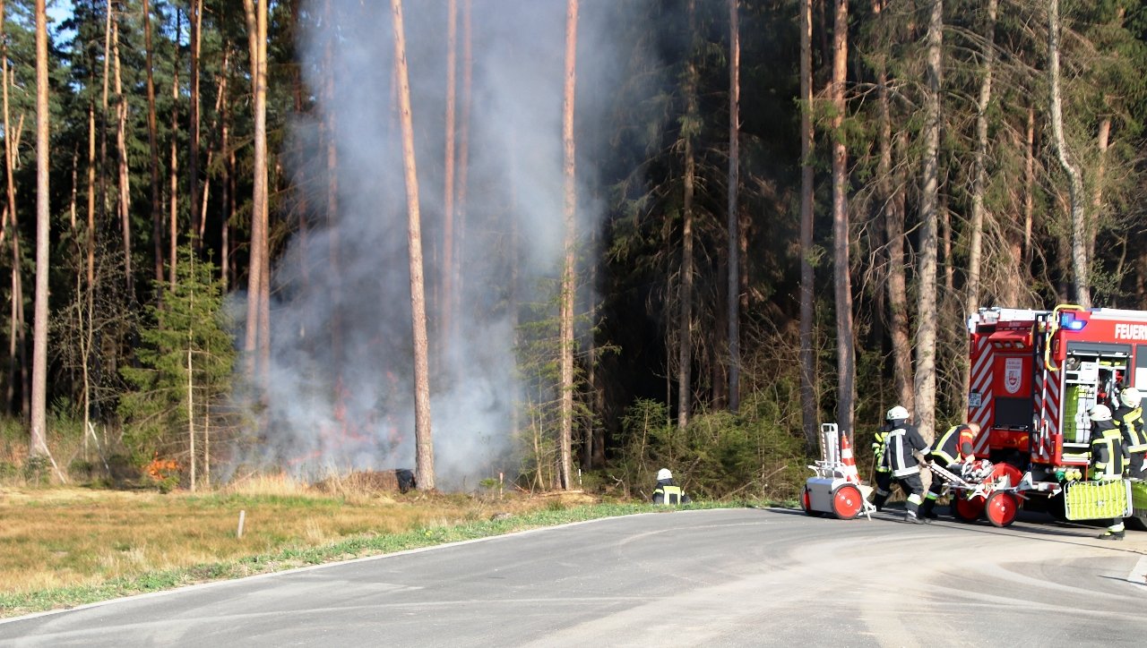 Waldbrand Eschenbach