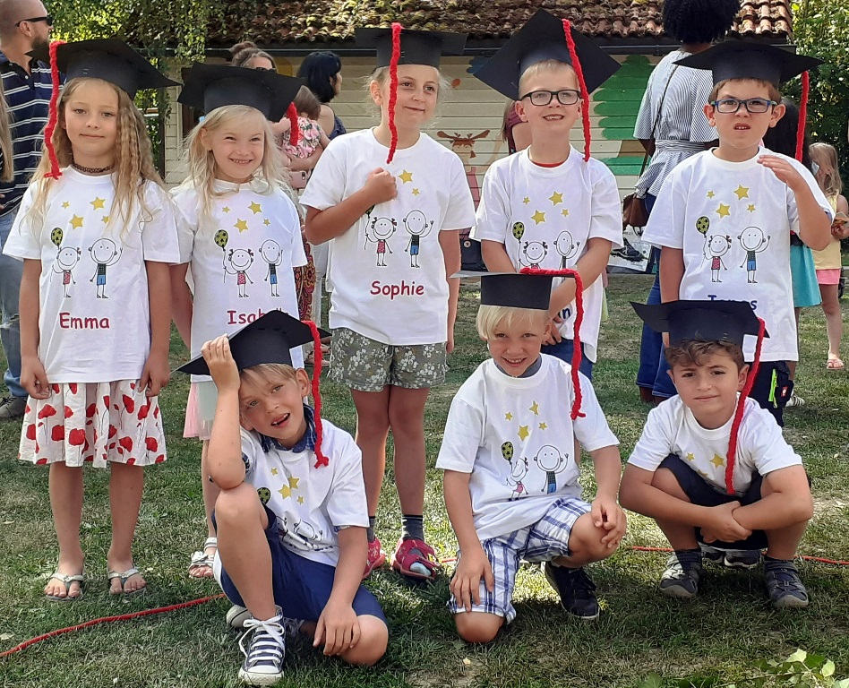 Abschiedsfeier der Vorschulkinder am Kindergarten Hütten