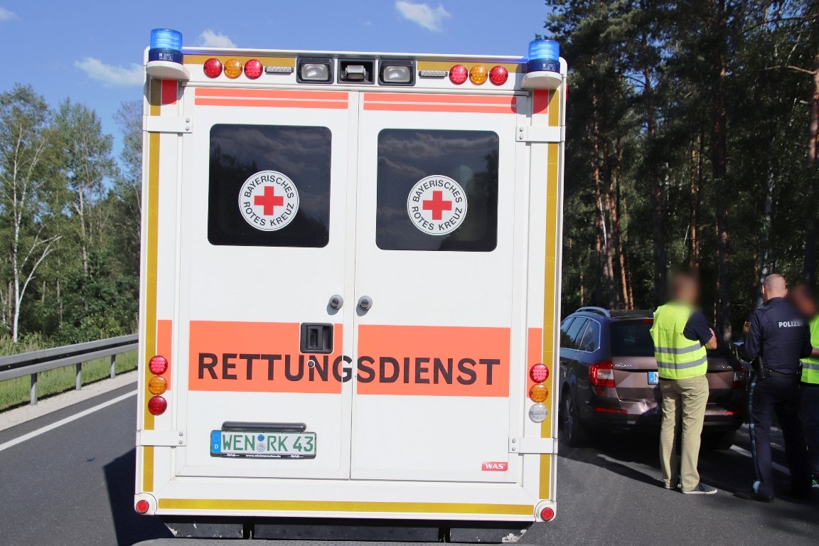 Unfall B470 Schießlweiher