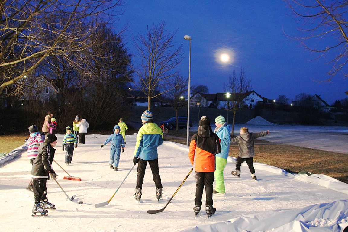 Eis Eisfläche Eisbahn Kirchenthumbach