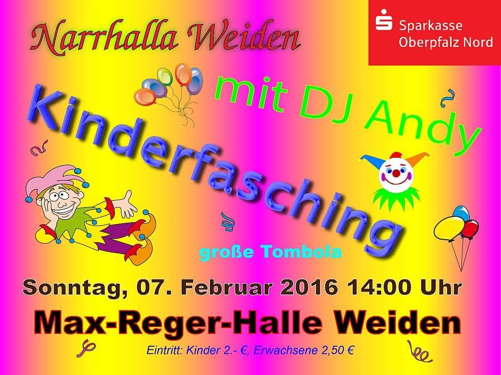 Kinderfasching Narrhalla Weiden