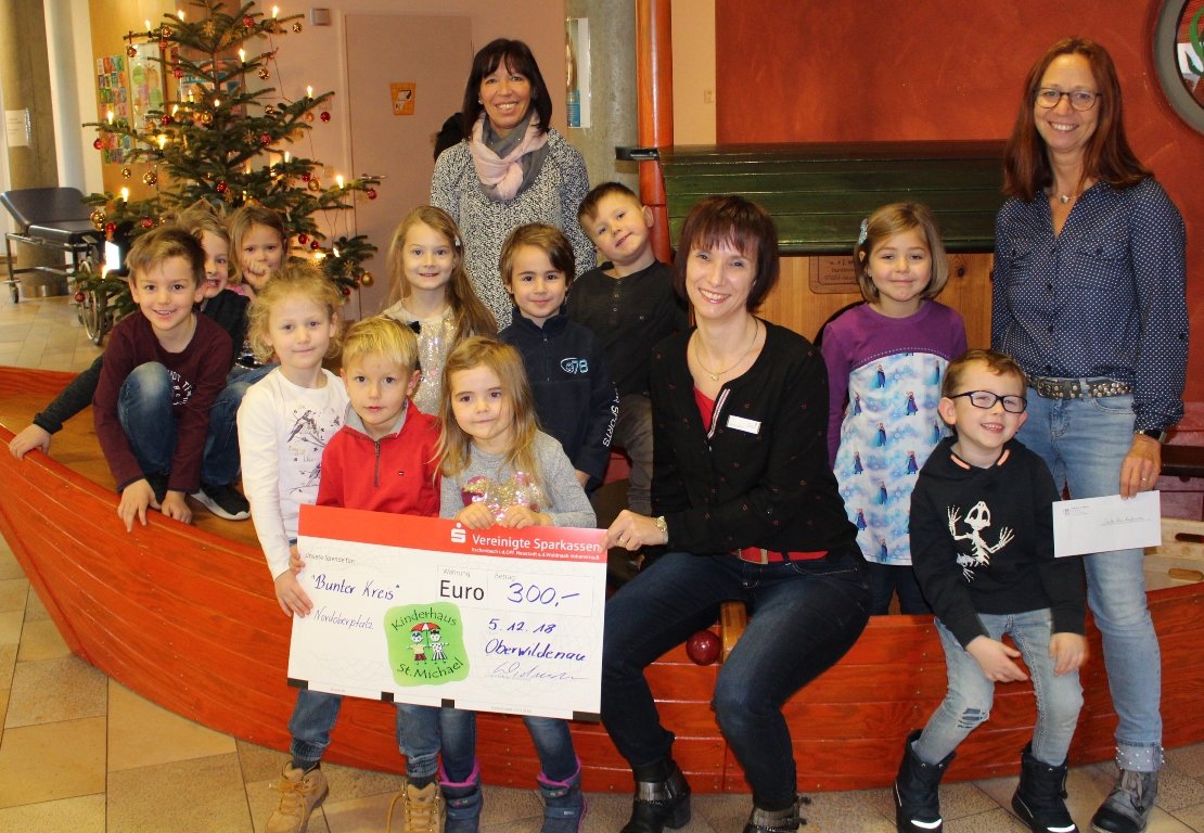 Spendenübergabe Kinderhaus St. Michael Oberwildenau Bunter kreis Nordoberpfalz