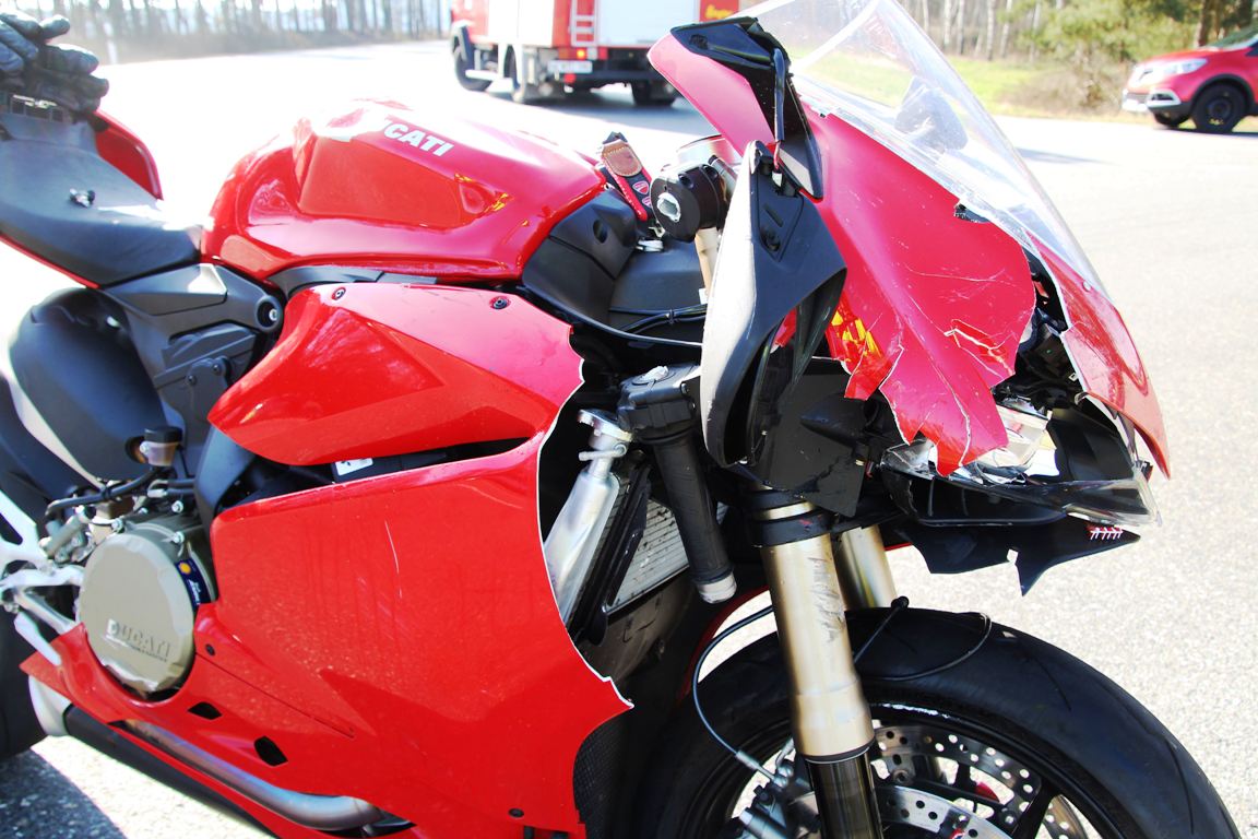 Unfall Motorrad B470