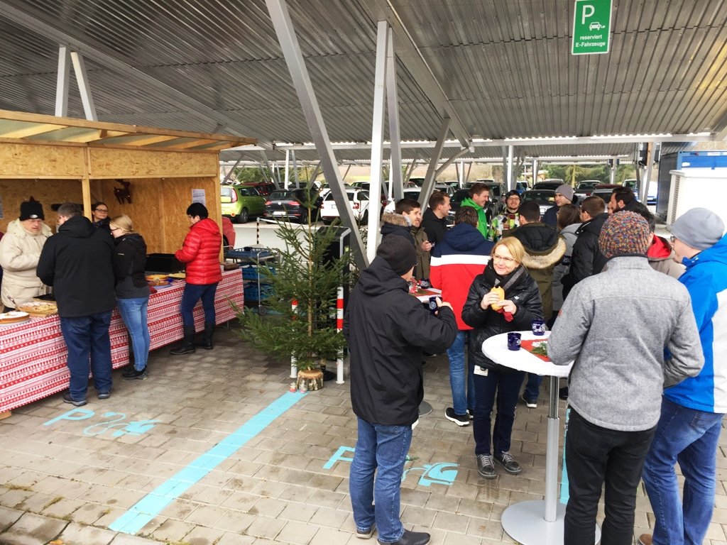 Weihnachtsbude Siemens Kemnath