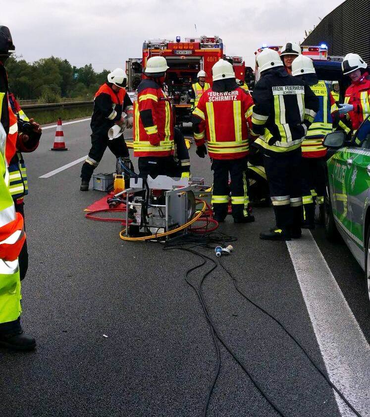Unfall A93 bei PIrk