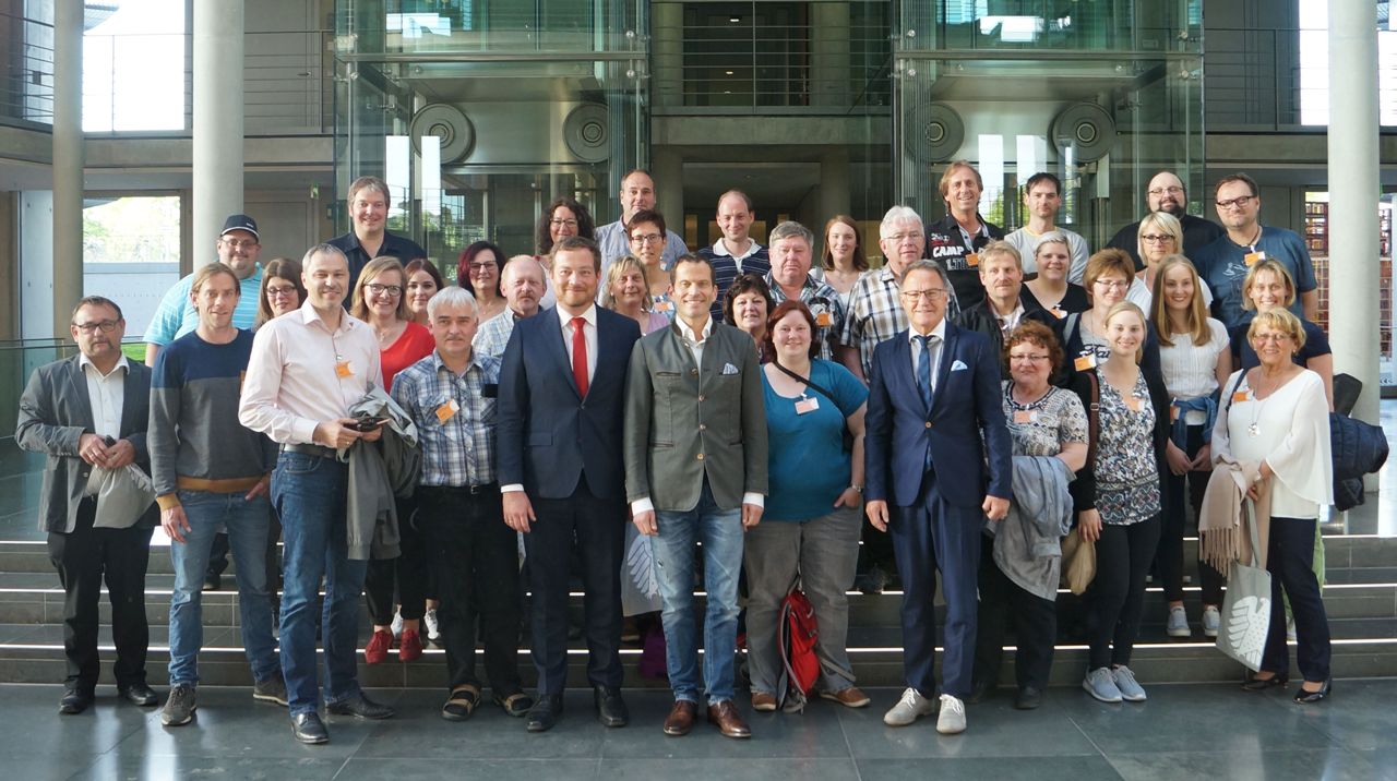 Besuchergruppe KJR in Berlin