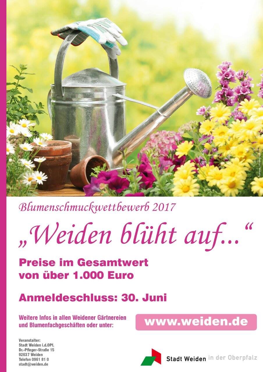 Wettbewerb Blumenschmuck Weiden