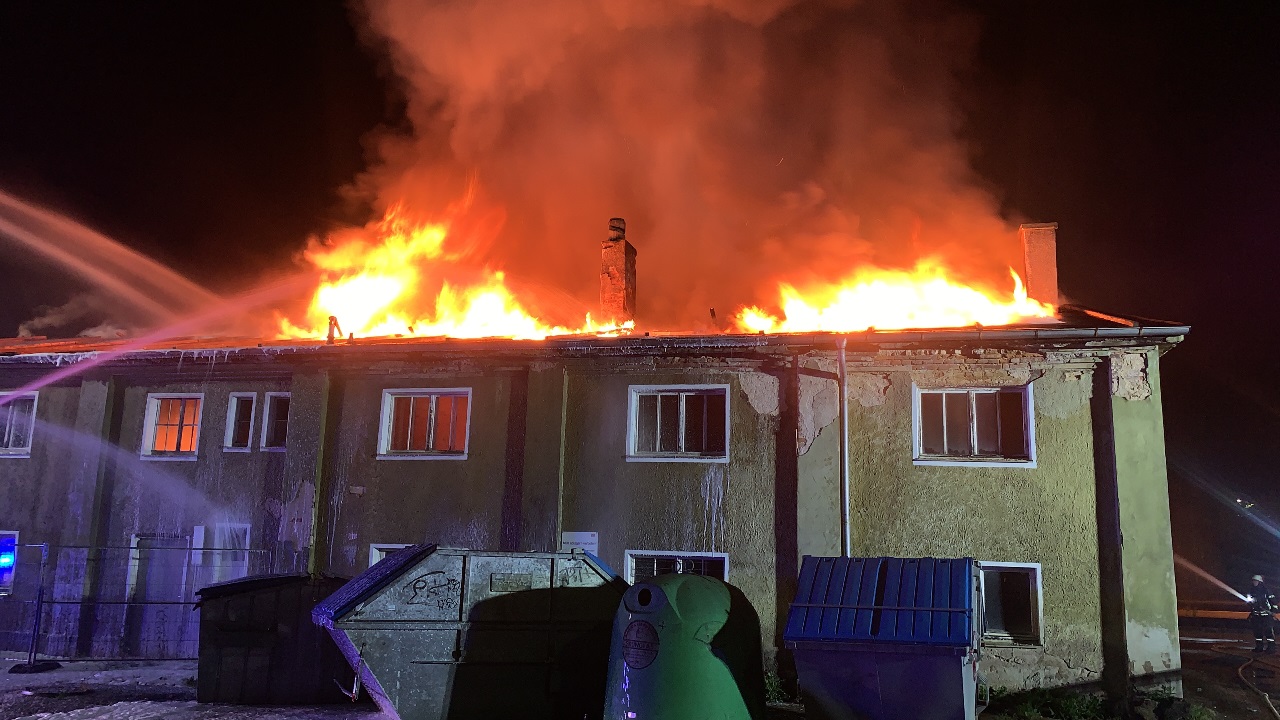 Großbrand Weiden Bahnhof