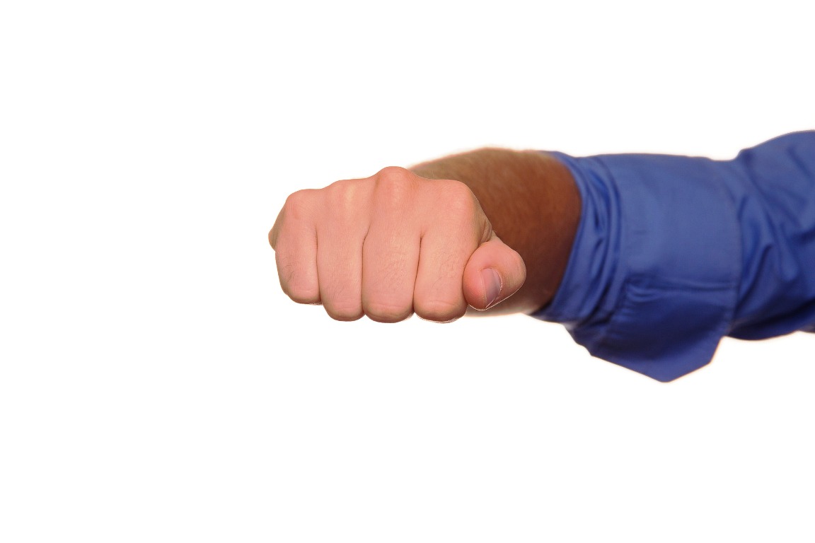 Schläger, Faust, Hand