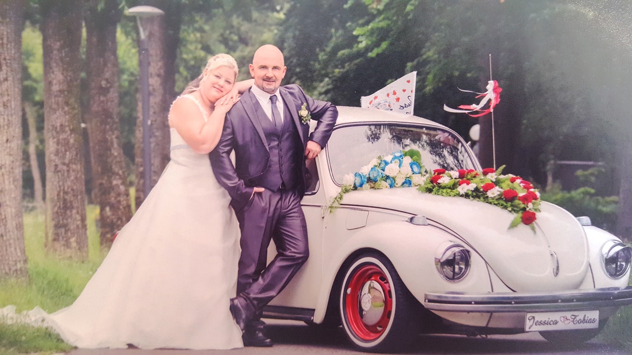 Hochzeit 16.06.16 Kammerer Jessica / Meyer Tobias heiraten Brautpaar