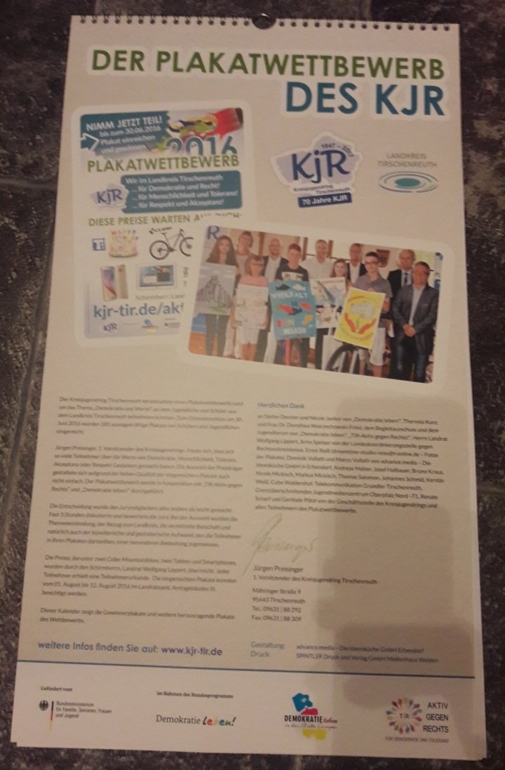 Kalender Kreisjugendring Tirschenreuth