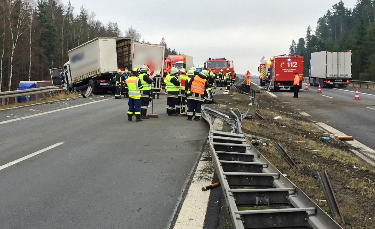 Lastwagen Unfall A93