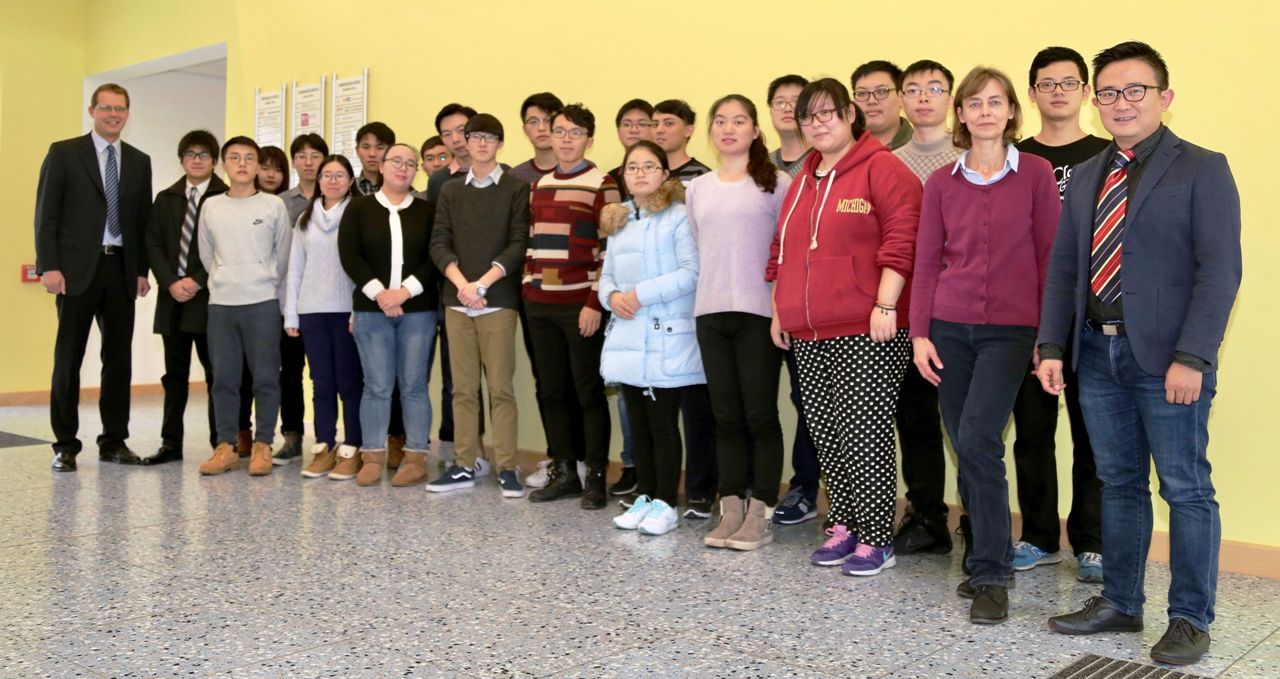 Winterschool an OTH mit Studenten der Shanghai University