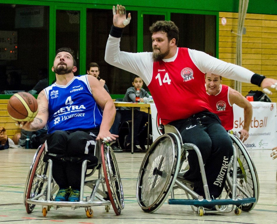 Spiel Stuttgart Rollstuhlbasketball BVS Weiden