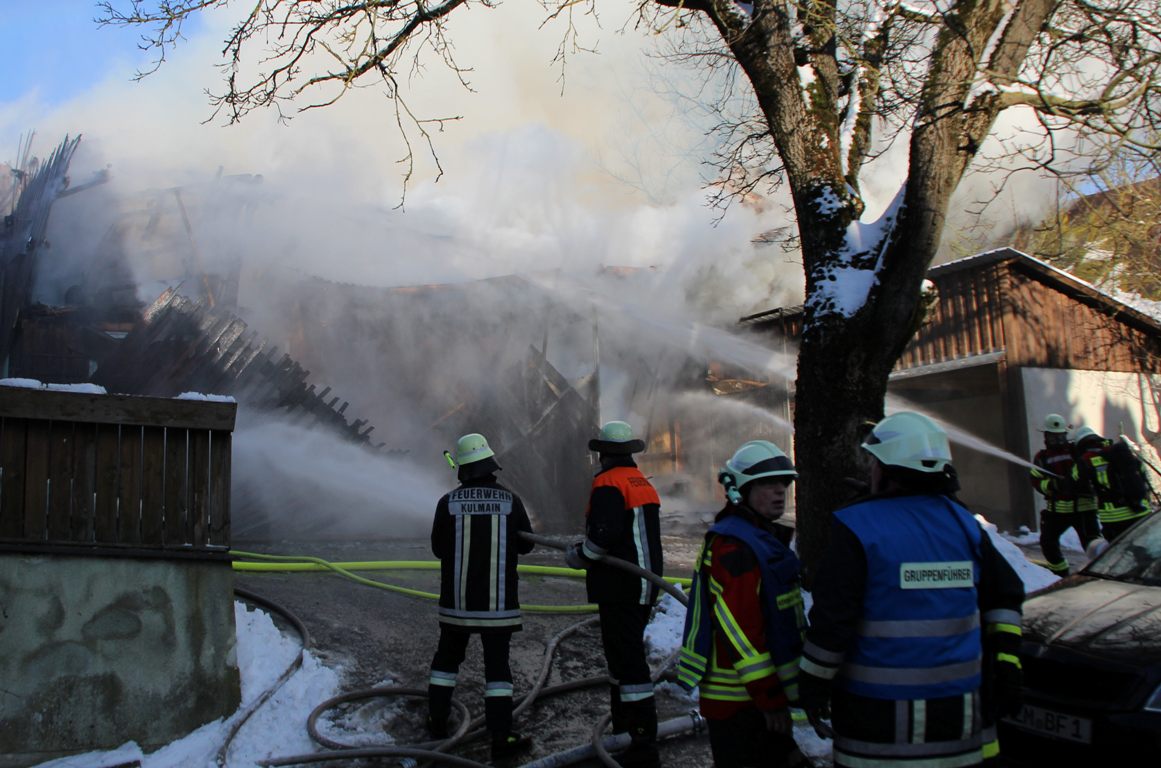 Brand in landwirtschaftlichem Nebengebäude Kemnath