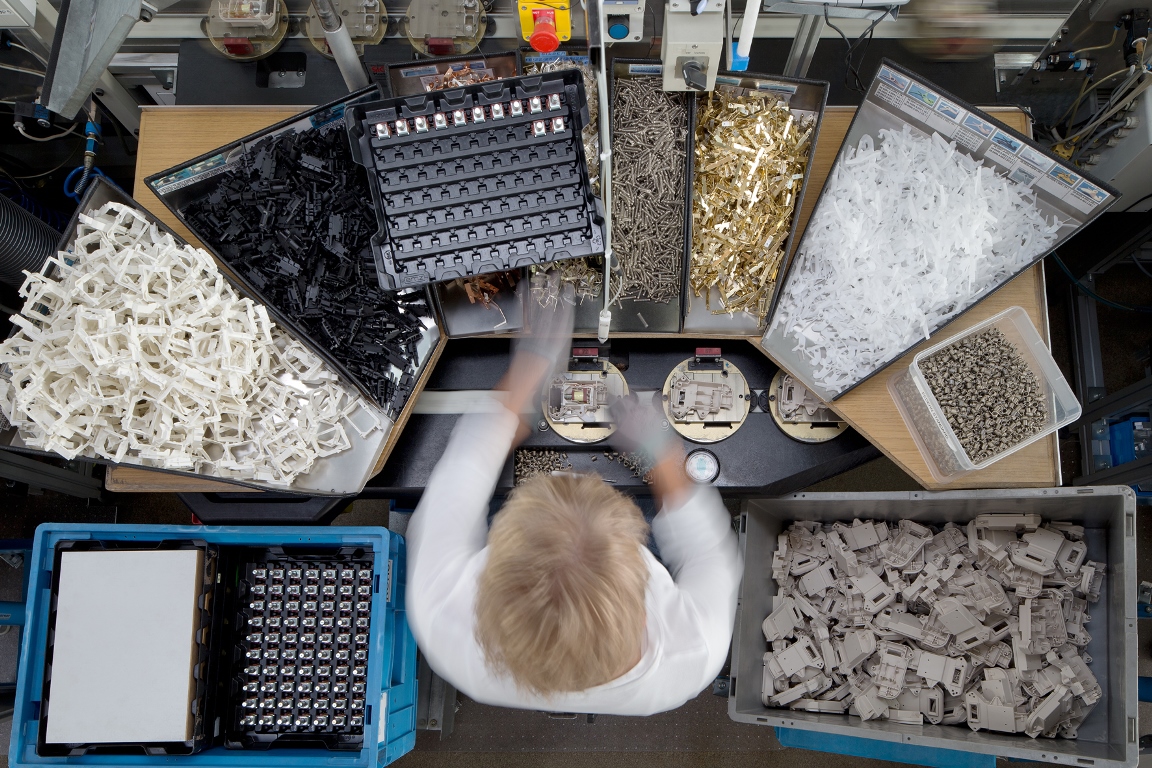 Produktion, Arbeiter, Hanauer