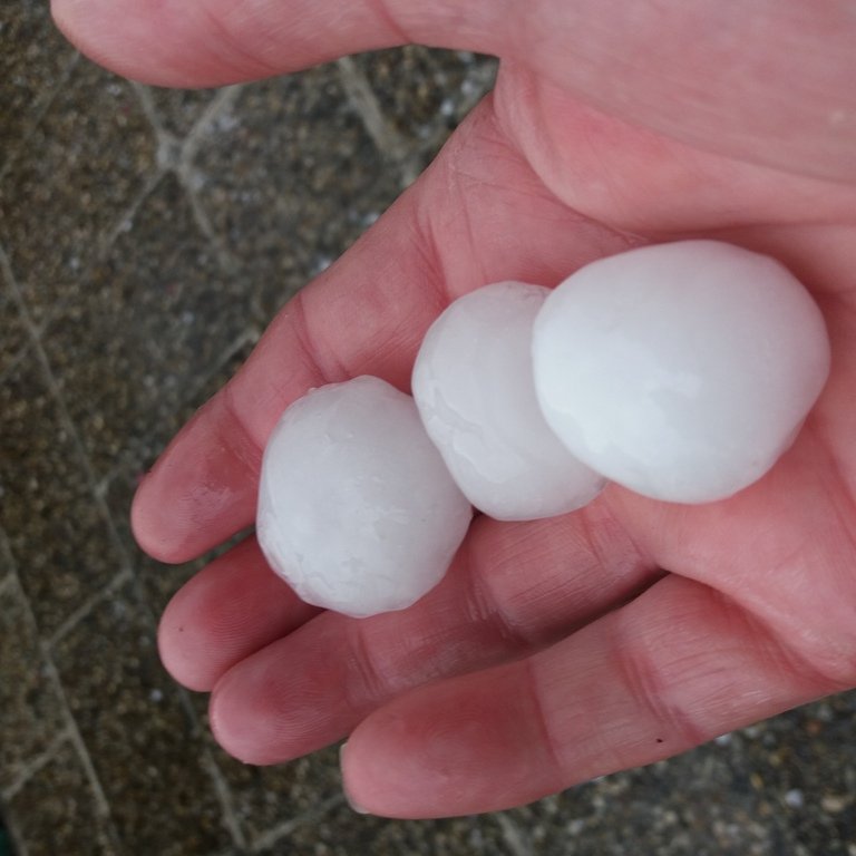 Unwetter Hagel NeustadtWN