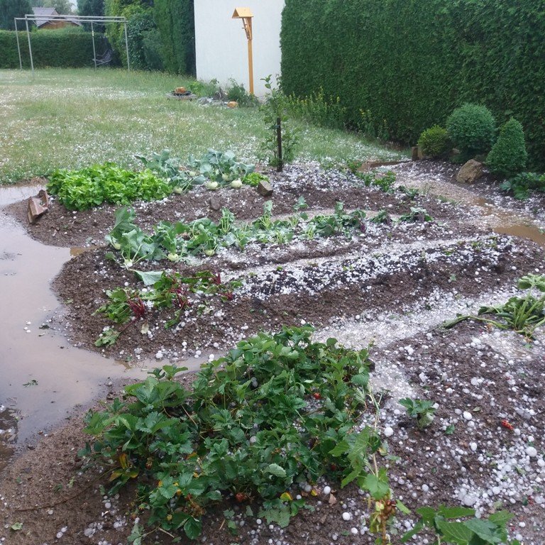 Unwetter Hagel NeustadtWN