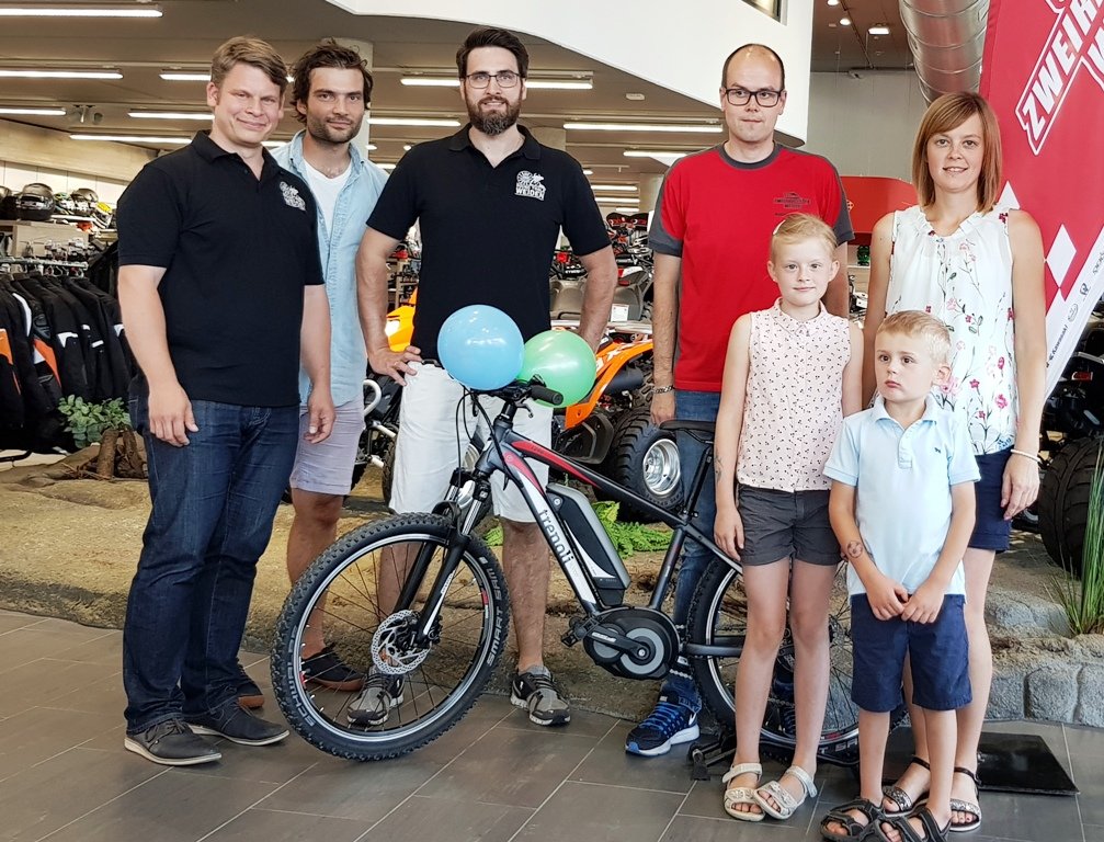 Entenrennen 2018 Gewinnübergabe