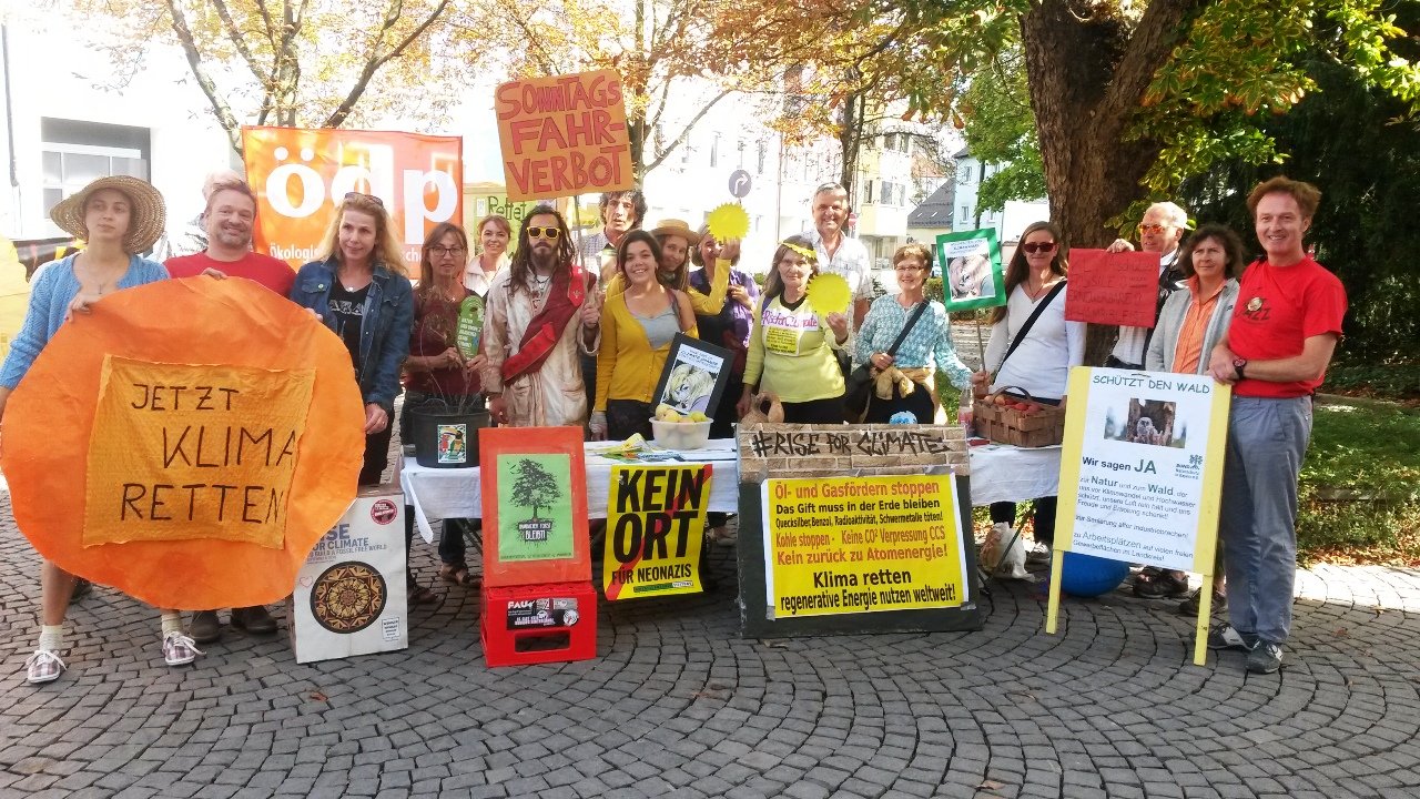 Rise for Climate Klima Demonstration Weiden
