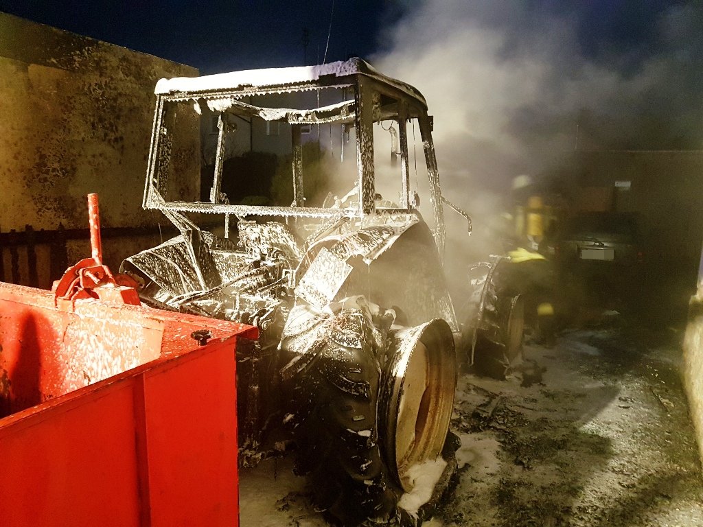 Brand Rothenstadt Traktor