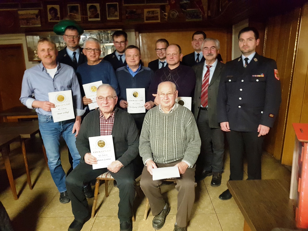 Jahreshauptversammlung Feuerwehr Neudorf