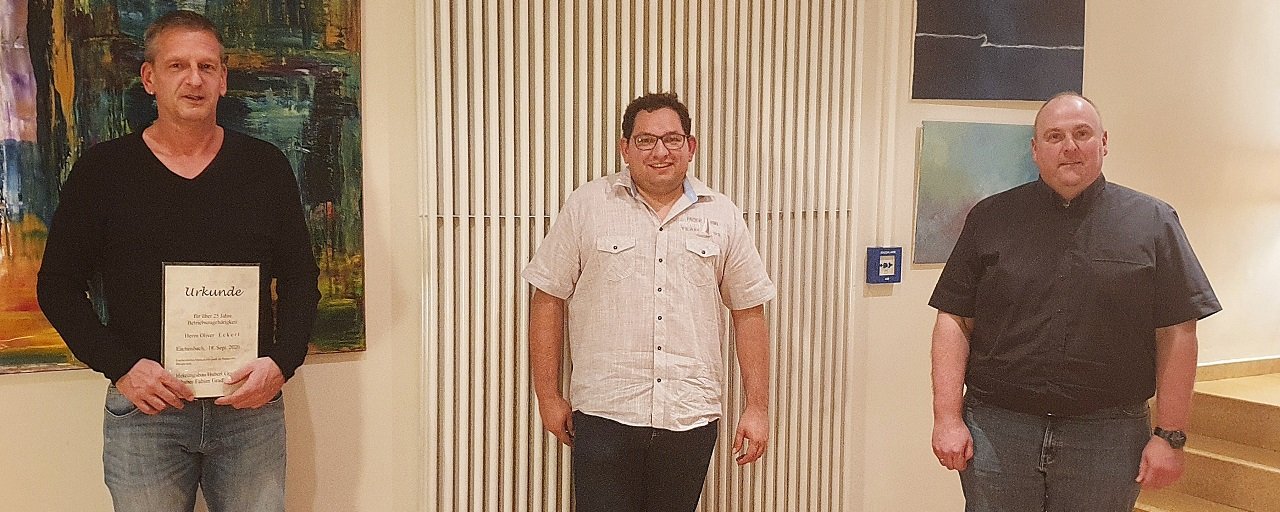 Erster Mitarbeiter treu seit 25 Jahren