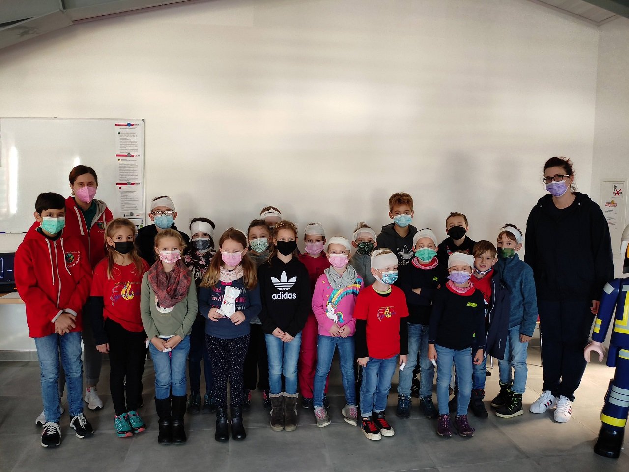 Kinderfeuerwehr in Aktion