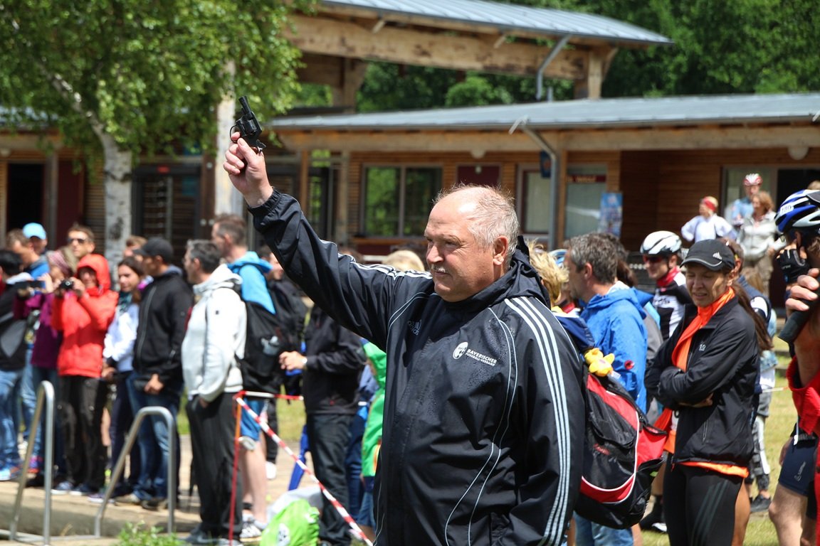 26. Volkstriathlon Eschenbach Rußweiher Sport Bürgermeister Peter Lehr