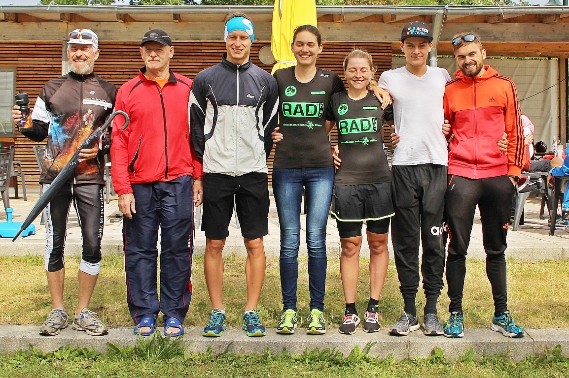 26. Volkstriathlon Eschenbach Rußweiher Sport Julian Wohlfart, Stephanie Preis Gewinner