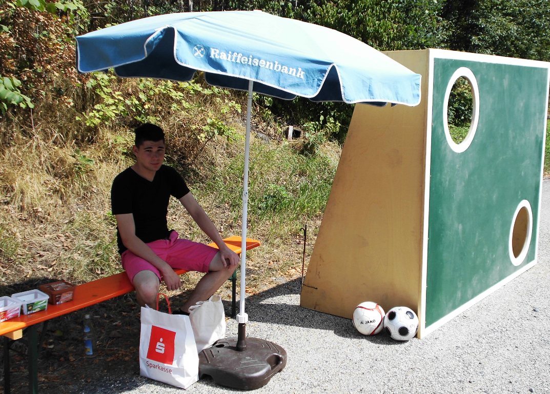 Siedlerfest Störnstein Polizei-Motorrad