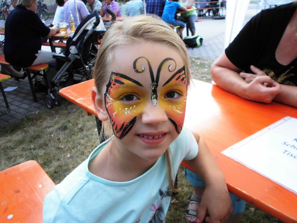Siedlerfest Störnstein Polizei-Motorrad