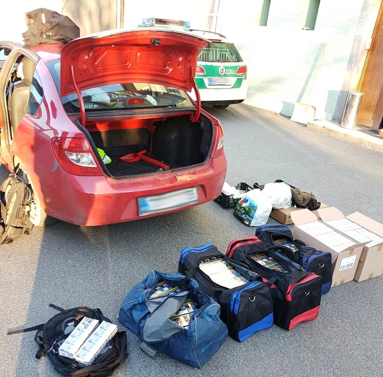 Bundespolizei Zigarettenschmuggel