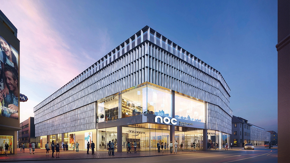 NordOberpfalz Centrum Weiden, Stadtgalerie Ansicht