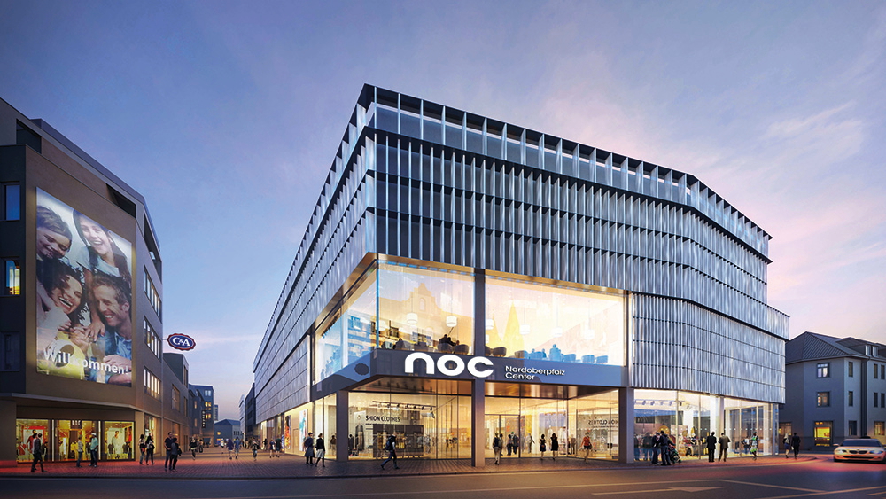 NordOberpfalz Centrum Weiden, Stadtgalerie Ansicht