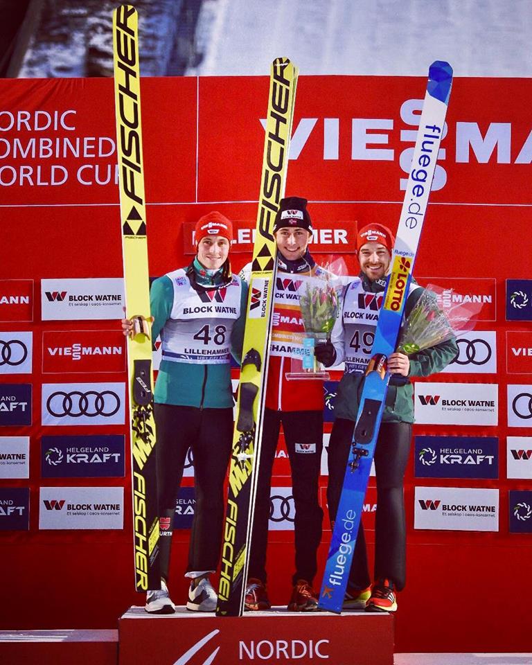 Eric Frenzel zweiter Platz Weltcup Lillehammer aus FB