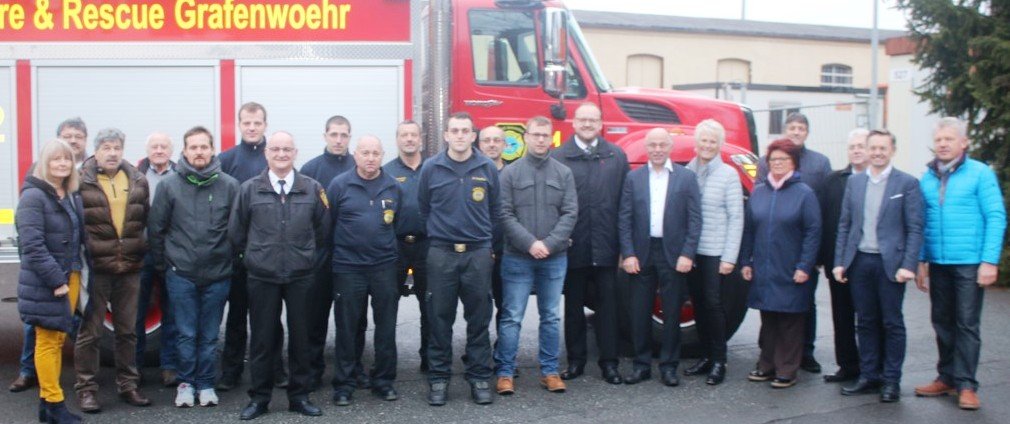 Besuch Lagerfeuerwehr CSU Grafenwöhr