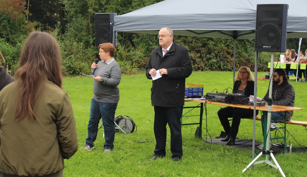 5-jähriges Jubiläum Schule ohne Rassismus Weidener Schulen Elly-Heuss-Gymnasium Gustl-Lang-Wirtschaftsschule Europa Berufsschule Spendenlauf8