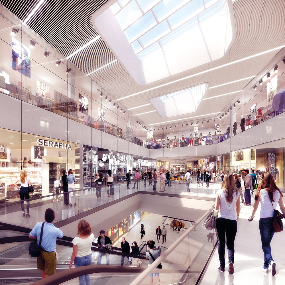 NordOberpfalz Centrum Weiden, Stadtgalerie Ansicht